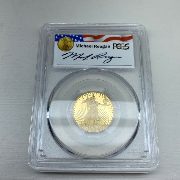 2010-WPCGS PR69 DCAM $10 Gold Eagle Reagan Legacy Series 1/4oz Gold Coin - Picture 10 of 13